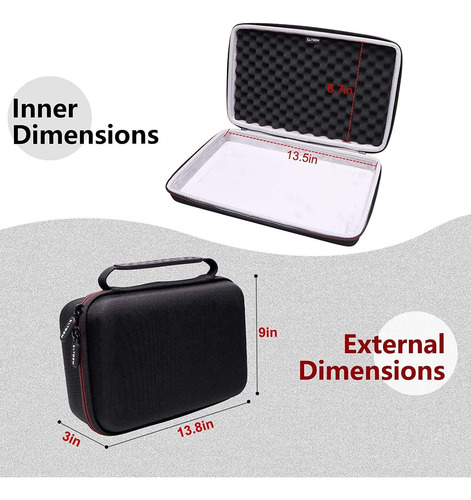 Estuche Rígido De Eva Para Akai Professional Mpc Mid...