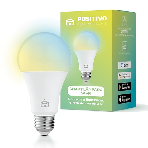 Positivo Casa Inteligente Smart Lâmpada Wi-fi Positivo Casa Cor da luz RGB 100V/240V