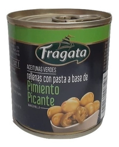 Aceitunas Rellenas Pimiento Picante Fragata 200g España