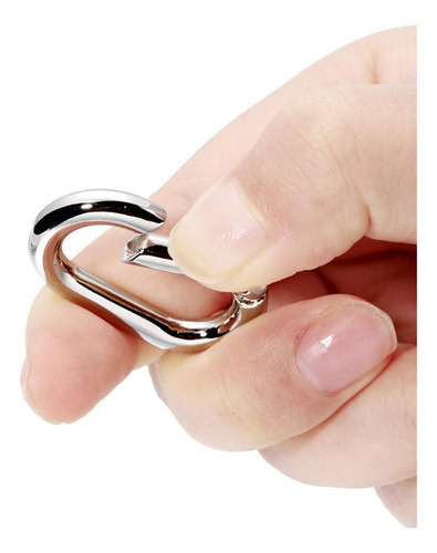 4 X 5 Uds Anillos Ovalados De Resorte Ganchos De Resorte