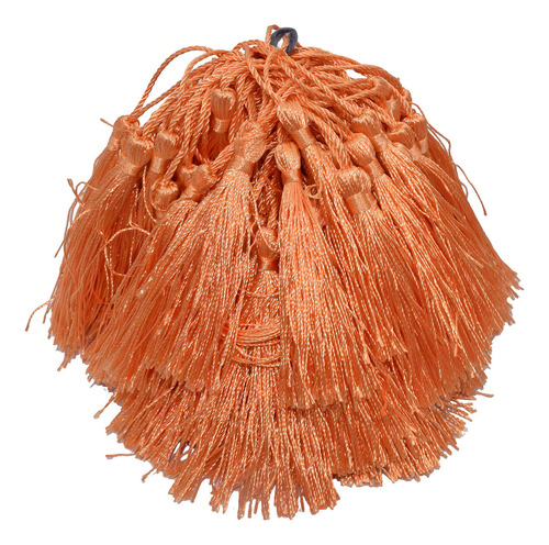 Franjas D Seda Pingentes Tassel Laranja 25 Unidades