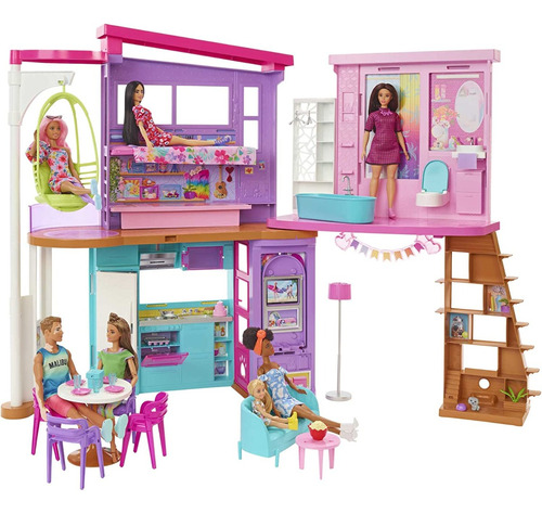 Casa Barbie Vacaciones Con 30 Accesorios