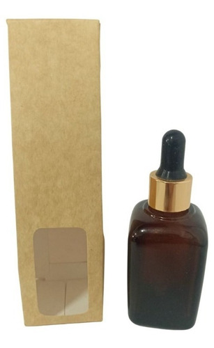 Frasco Serum 50ml + Caja De Cartón (pack 4 Unidades)