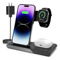 Comprar Cargador Inalámbrico 3 En 1 Para iPhone Y Apple: iPhone 15