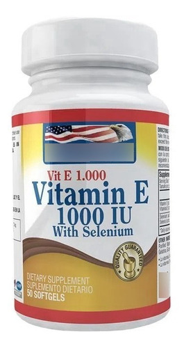 Vitamina E 1000x  50 Soft - Unidad a $1300