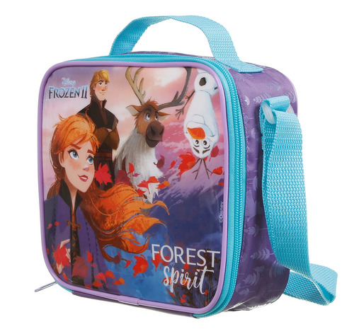 Imagem 3 de 9 de Mala Escolar Com Rodinhas Frozen Com Estojo E Lancheira