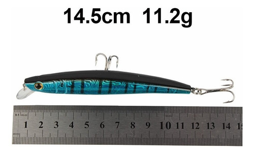 Imagen 9 de 10 de 10 Señuelos De Pesca Rapala Minnow 11.5cm Lenguados Corvinas