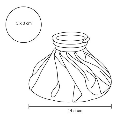 Imagen 2 de 6 de Bolsa De Poliéster Sellada Para Hielos O Agua Caliente.
