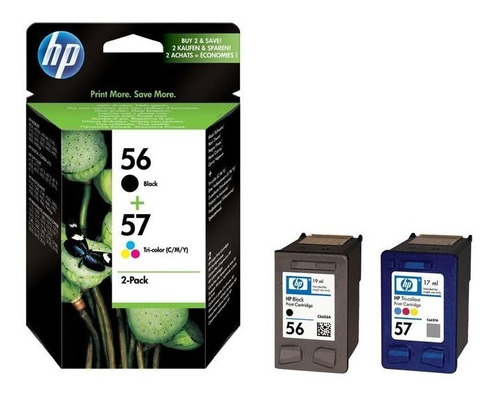 Recarga De Combo Cartuchos Hp 56 Y 57 ,compatibles,garantia