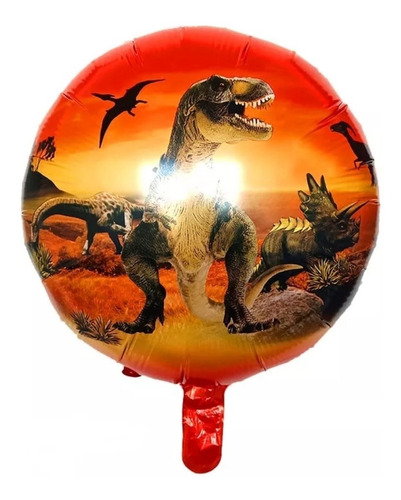 2 Globos Dinosaurio Apto Aire O Helio