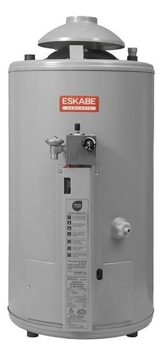 Termotanque multigas Eskabe Acquapiú A4 700 SV M gris plata 40L