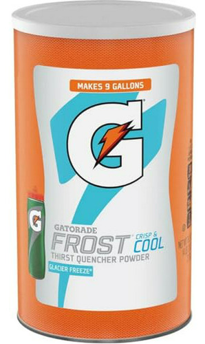 En Polvo Drink Mix, Frost Glaciar Freeze, 76,5 Oz, Hace 9 Ga