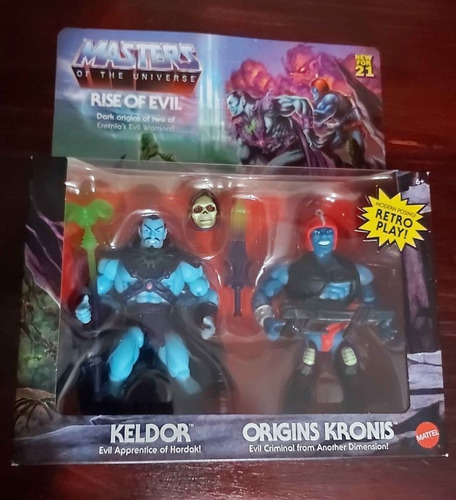 Motu Origins: Keldor & Kronis Target Exclusive Caja Cerrada