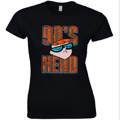 Playera Dtf Adulto Laboratorio De Dexter 90s Nerd Mod.01