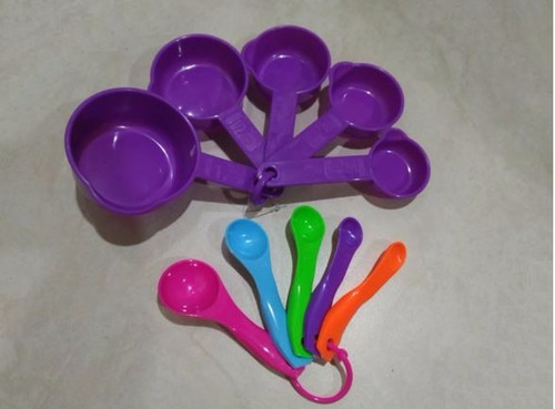 Set Tazas Y Cucharas Medidoras