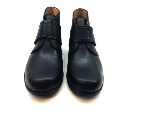 Bota De Cuero Cómodo Para Damas Modelo 3460 / N