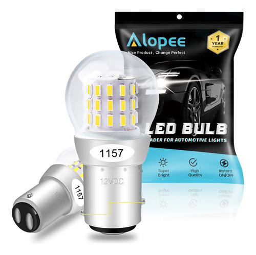 Alopee Bombilla Led Brillante Cc Blanca Chip Repuesto Para