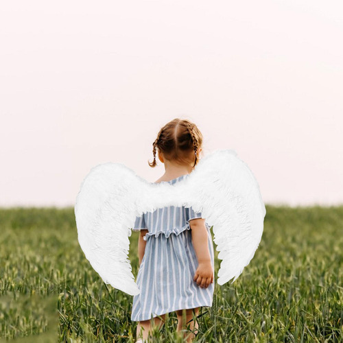 Asas De Anjo Traje De Halloween Traje Cosplay Asas Branco