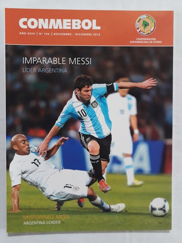 Revista Conmebol Nº 134 Tapa Messi Seleccion Argentina