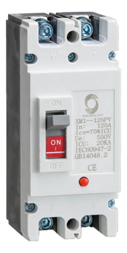 Dc Disjuntor Xm1-250 - 2p 550v 160a