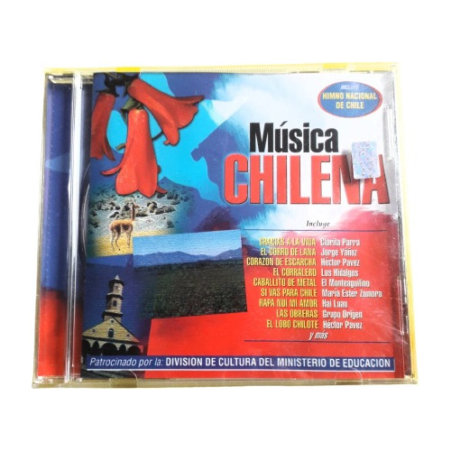   Cd   Música Chilena  Jorge Yáñez, Clarita Parra   Sellado