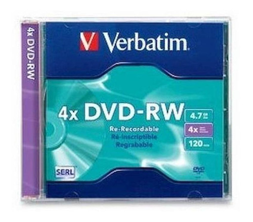 Dvd Rw Verbatim - 4x - Individual - Jewel Case / 94836