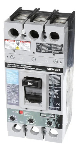 Interruptor Caja Moldeada 3p 200 Amp 600v Siemens Fxd63b200l