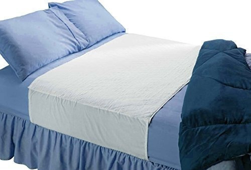 Cubrecama Almohadilla De Cama Absorbente Impermeable 34x36  