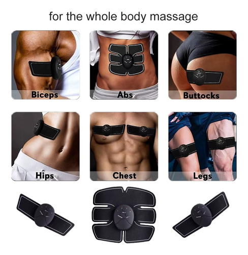 Electro Estimulador Muscular Brazos Piernas Abdomen