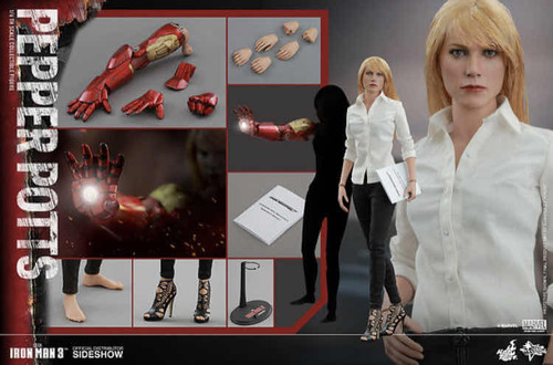 Pepper Potts 1/6 Iron Man 3 Mandarin Marvel Hot Toys Mms310