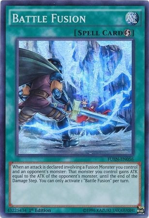 Fusión De Batalla Super Raro Yugioh