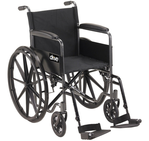 Silla De Ruedas Con Descansapies De Lujo Marca Drive Medical