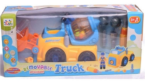 Excavadora Infantil Con Herramientas Con Luz Y Sonido