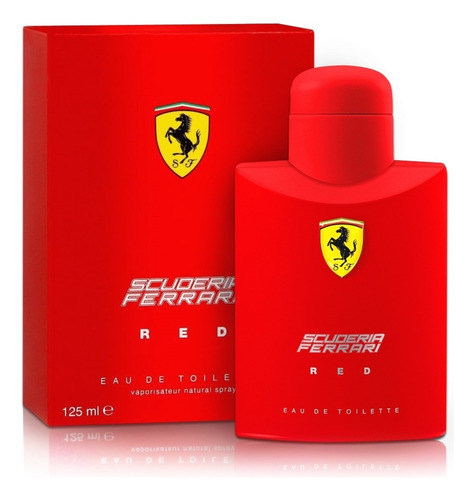 Eau de toilette Ferrari Red para hombre, 125 ml, perfume Ferrari