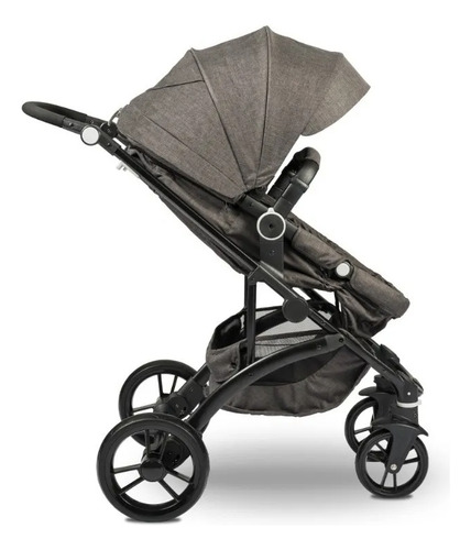 Cochecito Bebe Olmo All In One Ao100 (todo En Uno) Negro/rojo Negro