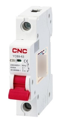 Automatico 1x25amp 6ka Curva C Interruptor Certificado Sec