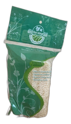 Bucha Vegetal Natural Esponja Banho Esfoliação Pedaço 14cm