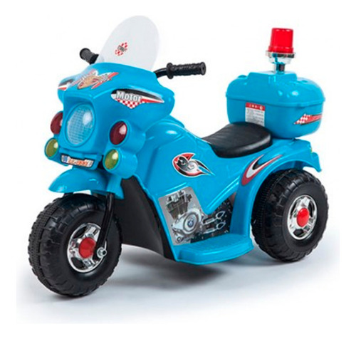 Moto A Bateria Policia Love 3003 Para Niños 6v Azul