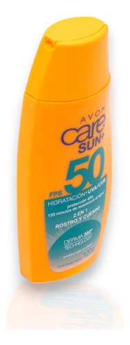 Protector Solar 2 En 1 Para Rostro Y Cuerpo Fps 50 Avon Care