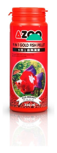 Azoo 9 In 1 Goldfish Pellet Alimento Peces Japones 60 Gr