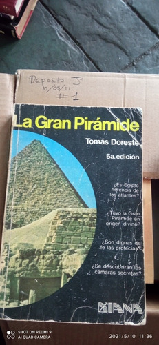 Libro La Gran Pirámide. Tomás Doreste