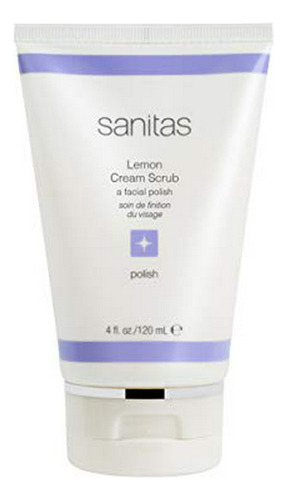Exfoliante - Sanitas Skincare Lemon Cream Scrub, Dual Action