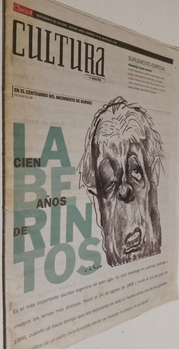 Supl.  Cultura Clarín_1999_jorge Luis Borges: En 16 Págs.