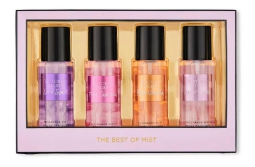 Set 4 Splash 75 Ml C/u The Best Of Mist + Bolsa Victoria`s