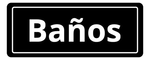 Señaléticas De Información - Baños