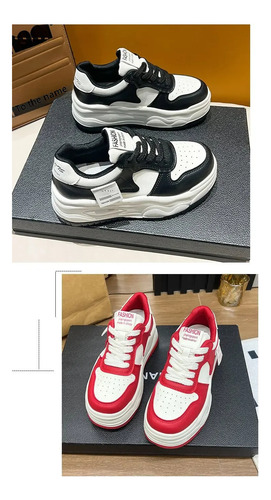 Zapatos De Tabla Casuales De Invierno Con Fondo Grueso Para Mujer