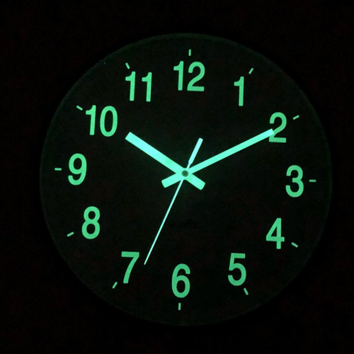 Imagen 5 de 10 de Reloj De Pared,30 Cm Grande Moderno Luminoso Reloj De Pared