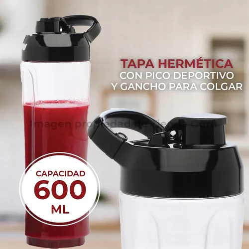 Licuadora de Vaso LILIANA Sportlic 350W acero-(AL116)-89392 - Previsora del  Paraná