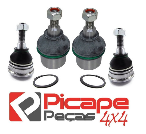 Imagem 1 de 5 de Kit 4 Pivos Suspensão Dianteira Volkswagen Amarok 2010/...
