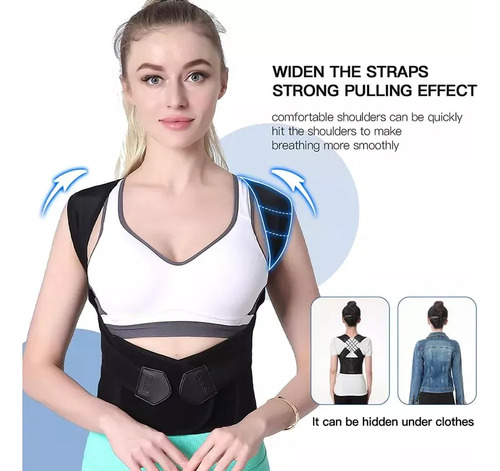 Colete Corrector Postural Para Columna Cervical, Línea Postu